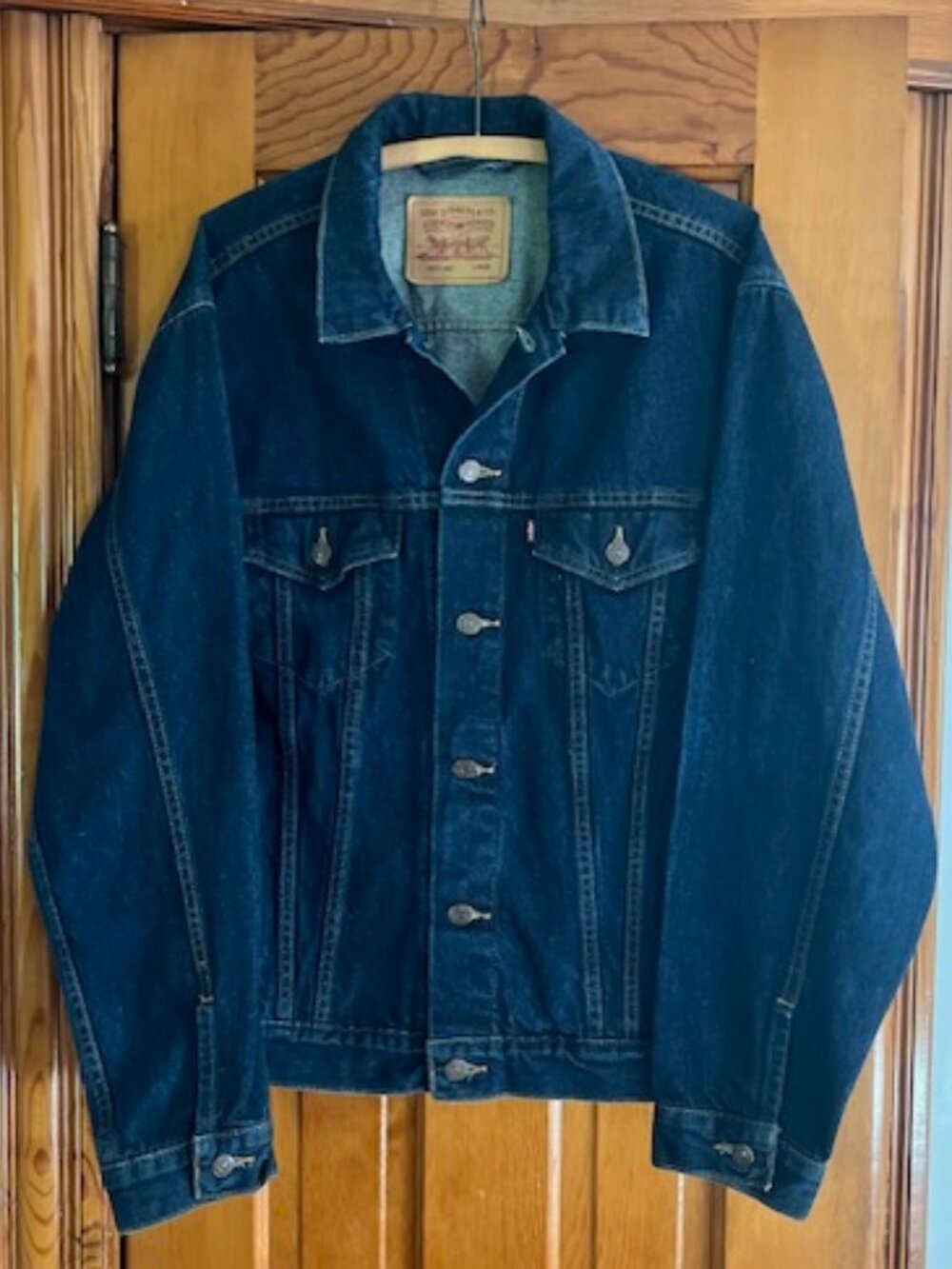 Levi's Men’s Original Denim Trucker Classic Jacket Size Large - Picture 2 of 10